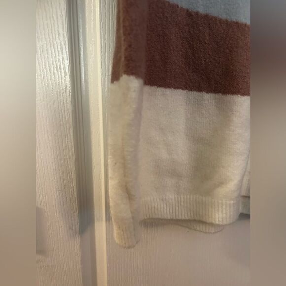 Promesa sweater colorblock stripe M/L top pullover long sleeve EUC - Picture 12 of 15